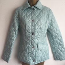 Ladies Quilted Jacket 8 Aqua Blue Artigiano Bnwot Lightweight Outdoor Rrp £169