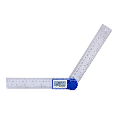 Digital Protractor 200mm 7 Inch Digital Angle Finder Protractor Ruler Meter W4Z8