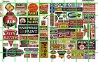 NH044 DAVE'S DECALS 1/2 Set N SCALE ADVERTISING SIGNS TELEPHONE PAINT MIXED ADS