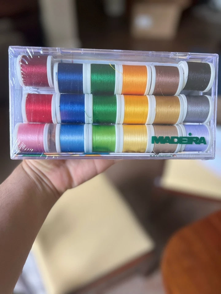 Embroidery Starter Kit! Needles, Thread, Stabilizers, Bobbin Thread, Nippers! - Image 3 of 4