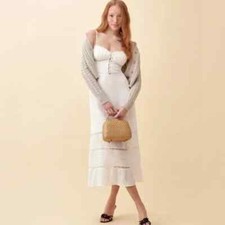 Reformation White Harvest Dress Size 4