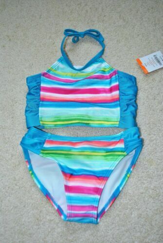 Costume Intero Bambina Gymboree Frutta Con Protezione UPF 50 - Nuovo Con Etichette, Taglie 5/6, 7/8, 10/12 E 14