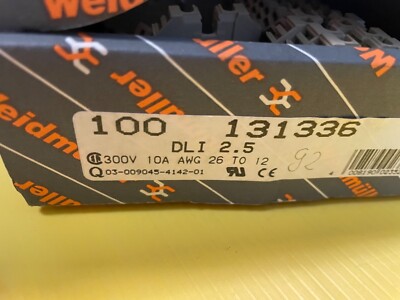 84xWeidmüller 1313360000 Reihenklemme Typ  DLI 2,5