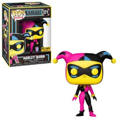 Funko POP! Heroes: Batman - Harley Quinn [Black Light] (Hot Topic) #371