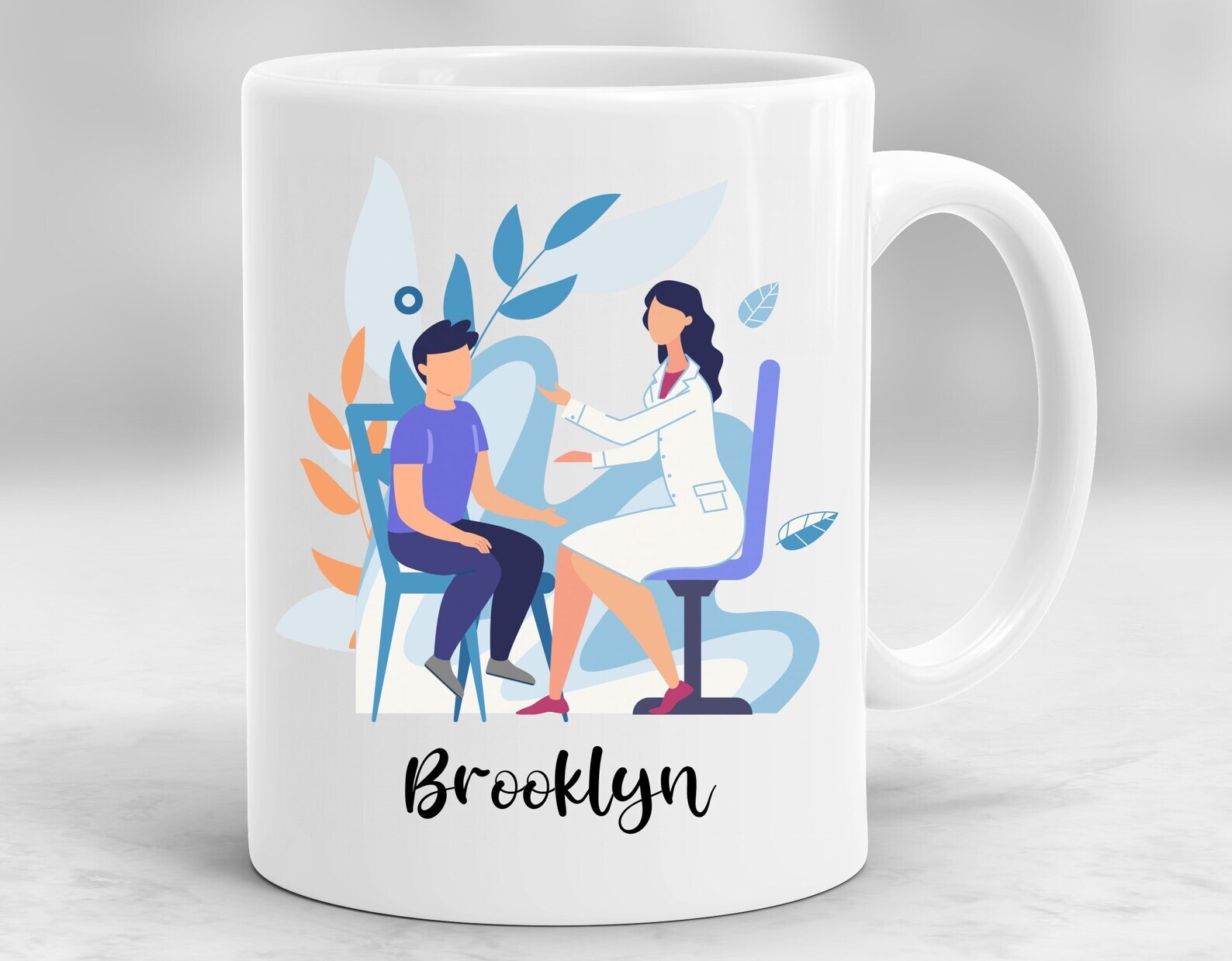 Personalized Therapist Mug Therapist Cup Therapist Gift Therapist Coffee Mug