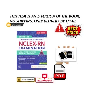 NCLEX-RN Examination Comprehensive Review 9th Edition PDF No SHIPPING