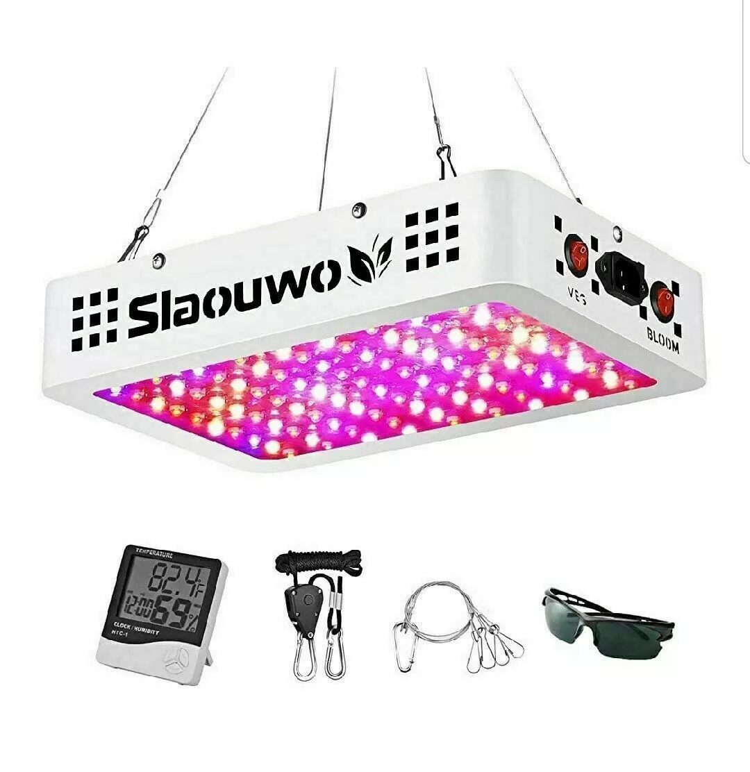 Slaouwo NOAH S x 100 White 1000W Full Spectrum 100 Pcs LED Panel Grow Light