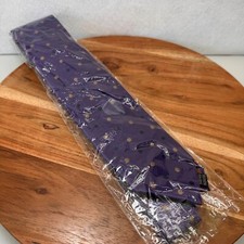 NWT Imani Uomo Neckwear Polka Dot Silk Tie Classic Business Purple Gold Navy