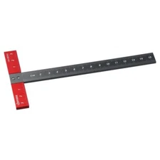 T-Shaped Square Ruler 6 inch Metal Ruler Shape Positioning Ruler Architect Dr...