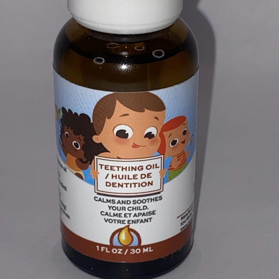 Teething Oil - 100% Natural Relief for Babies - Chamomile, Sunflower, Peppermint - Image 2 of 4