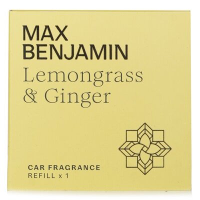 Max Benjamin Car Fragrance Refill Lemongrass Ginger 1pc UK