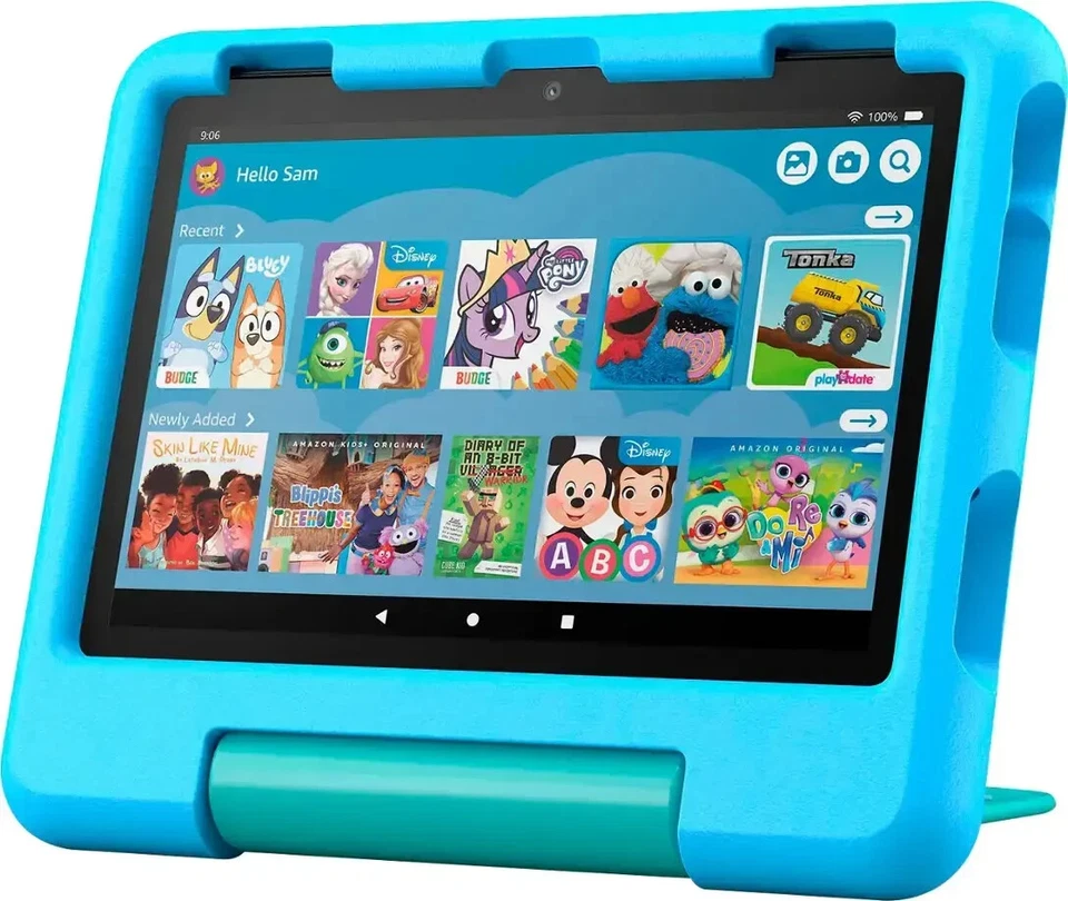 Amazon Fire 8 Kids tablet latest 2025 ages 3-7 | 3GB memory, 13-hr battery, 32GB - Image 2 of 4