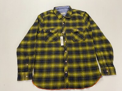 19.1 Arnold Zimberg Multicolor BUTTON UP GRAPHIC T Shirt Size L MSRP $165