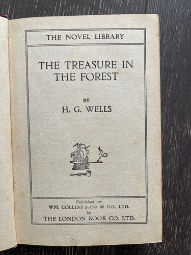 Book The Treasure in the Forest by H. G. Wells 1901 - Picture 3 of 3