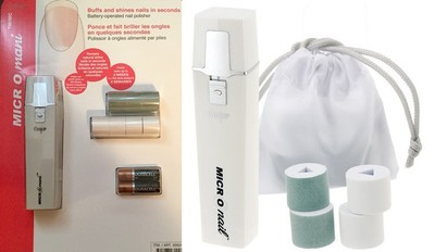 EMJOI Micro mani Box, Shines nails FAST w/ 4+4 rollers. 