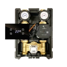 Heating circuit mixer 20-50°C 40-70°C control, pump group heating floor