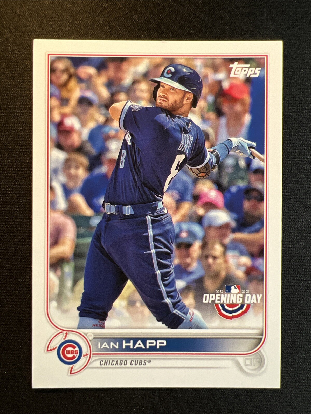 2022 Topps Opening Day #9 Ian Happ Chicago Cubs OF Baseball Card