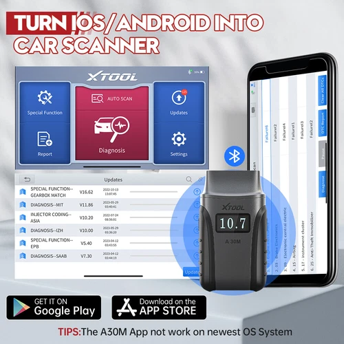 XTOOL A30M Bluetooth Bidirectional OBD2 Scanner All System Diagnostic 26+Service image 13