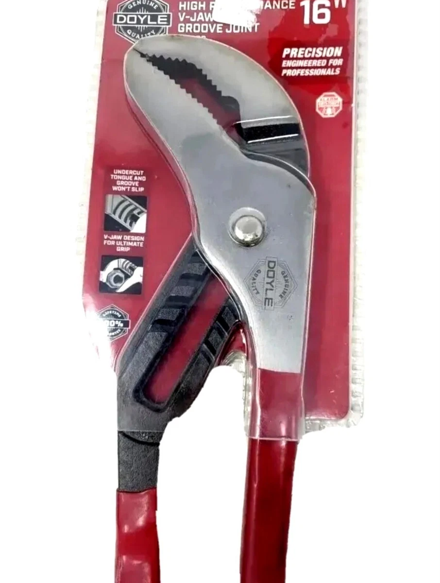 DOYLE 16 in. High Performance V Jaw Groove Joint Pliers