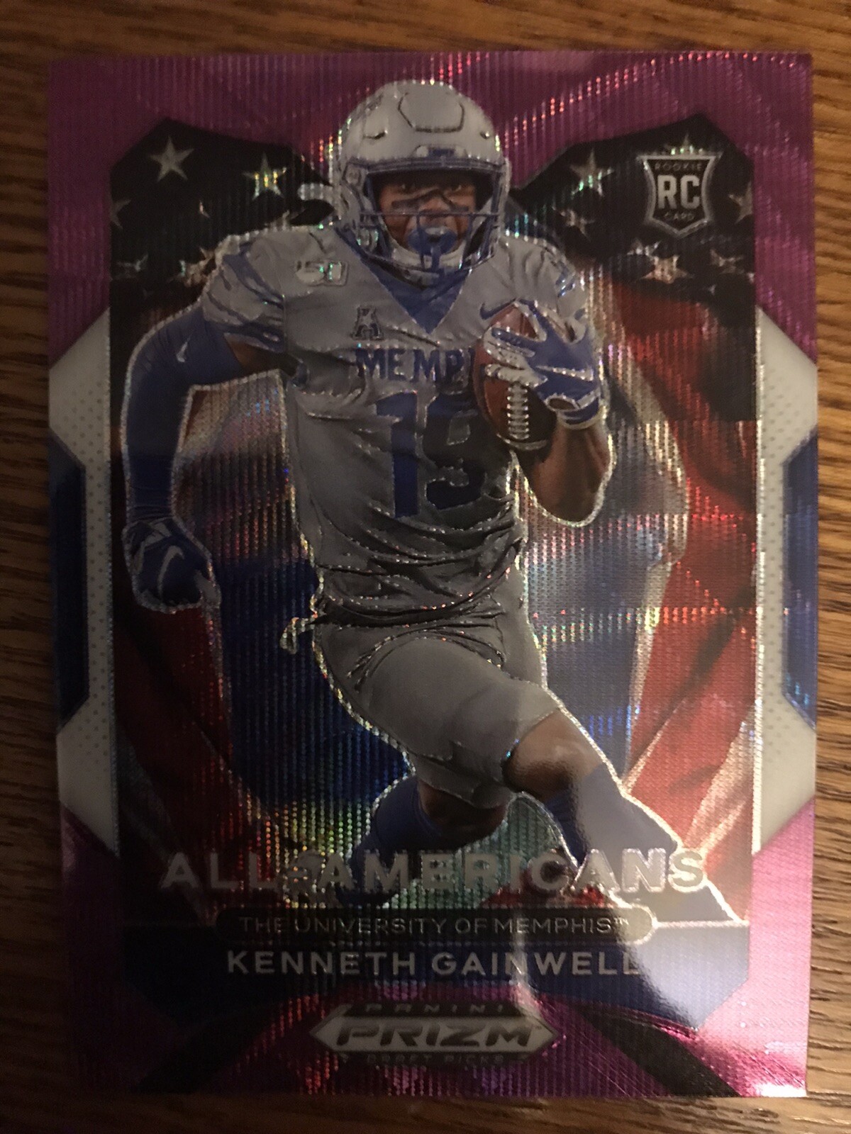 2021 Panini Prizm Draft Picks All-Americans Purple Wave RC Kenneth Gainwell