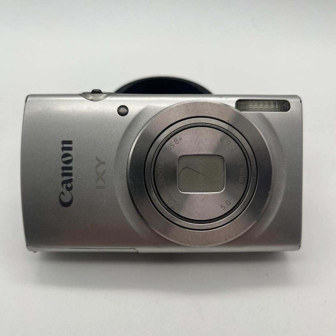 Canon IXY 180 Silver PowerShot ELPH 180 20MP Digital Camera W/Battery