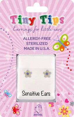 Studex Tiny Tips Steriler Nachfolgeschmuck Daisy Kristall, September, vergoldet