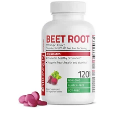 Bronson Beet Root Extra Strength 120 Tablets