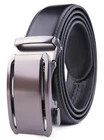 Men's Belt Leather Dress Belts for Men Ratchet Automatic Buckle Size Customized