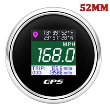 2 52mm Digital Gps Speedometer Gauge With Lcd Odometer For Car Boat Motorcycle 2 52mm Digital Gps Speedometer Gauge With Lcd Odometer For Car Boat Motorcycle