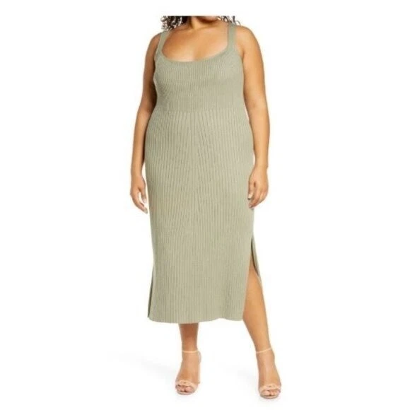 gillian ribbed tank dress