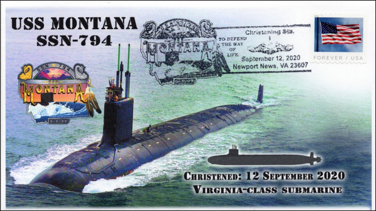 20-220, 2020, USS Montana, SSN-794, Christening Station, Event