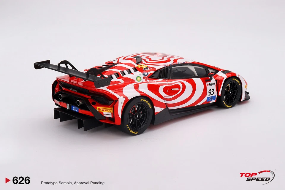 Lamborghini Huracan GT3 EVO2 #93 Wall Racing 2024 Bathurst 1:18 velocidad máxima Foto 2 de 4