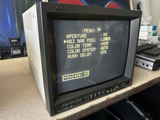 JVC TM-H150CG 15" Broadcast CRT Video Monitor w/ RGB Component Card IF-C01COMG