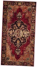  Vintage Hamadan Collection Accent Rug - 2'3" x 4', Red & Multi, Oriental 