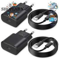 USB C LadegeräT 25W 2Pack 2M Schnellladekabel FüR Samsung Galaxy 2 StüCk