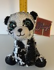 Bling Stuffed Animal Flip Sequins Panda Bear  Named “Yang” 6-Inch New With Tag — photo 10