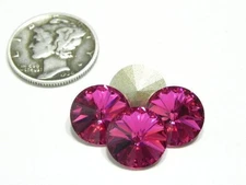 Fuchsia F (47ss - 10mm, 12mm or 14mm) Preciosa 1122 Rivoli Stones