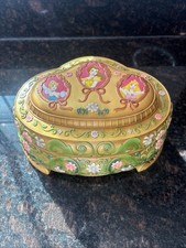 1991 Walt Disney Princess Musical Jewelry Box Figurine Globes Beauty & the Beast