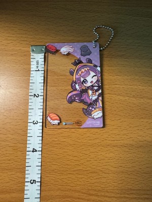 Hololive English HoloEN Myth Ninomae Ina'Nis Sushiro Hong Kong Collab Keychain