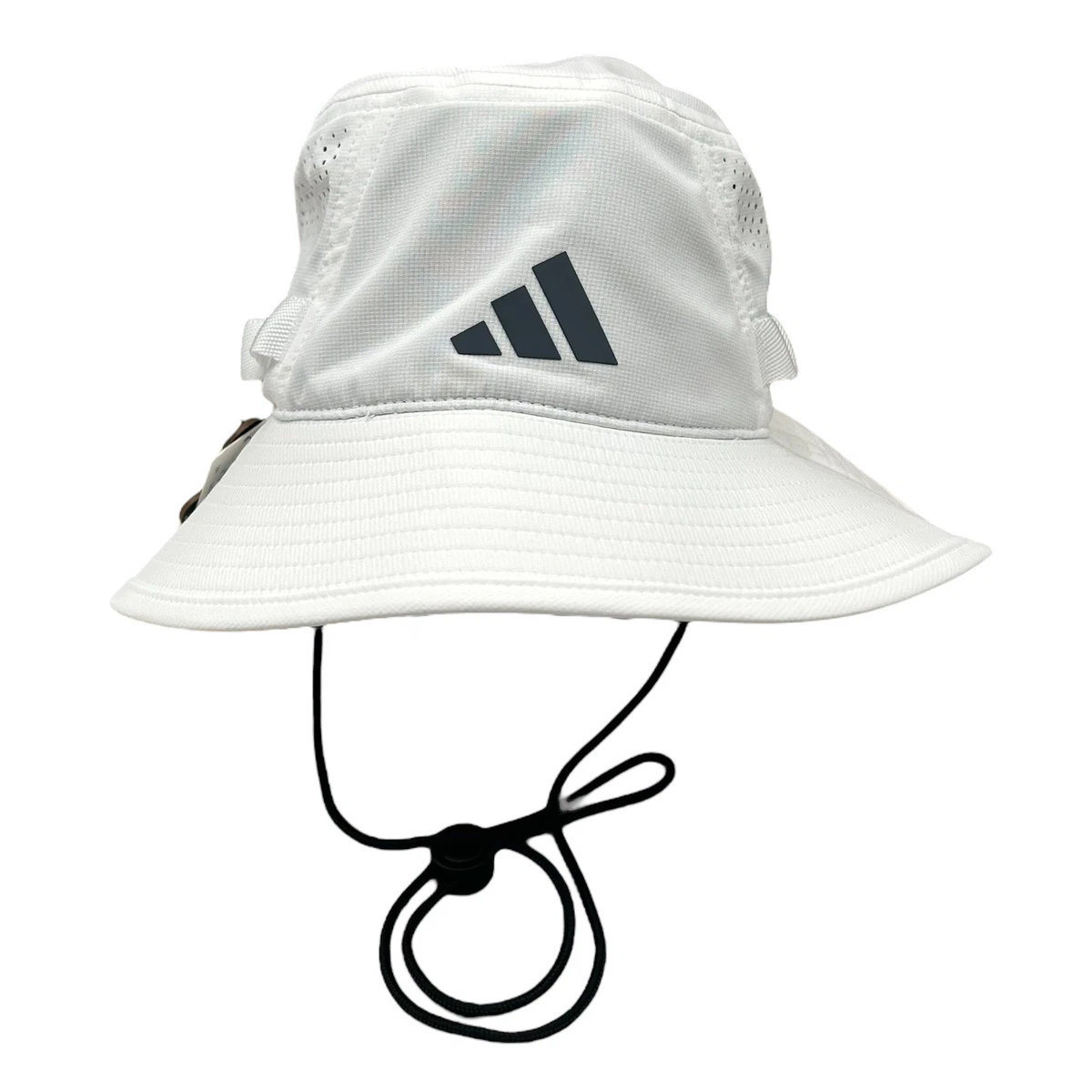 Adidas Men's Victory Bucket Hat Size L/XL White Outdoor Cap UV Sun