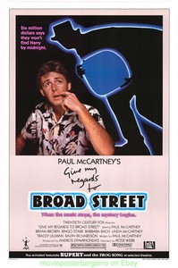 Paul Mccartney Give My Regards to Broad Street | eBay