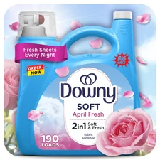 Downy Liquid Laundry Fabric Softener and Conditioner, April Fresh Scent, 140