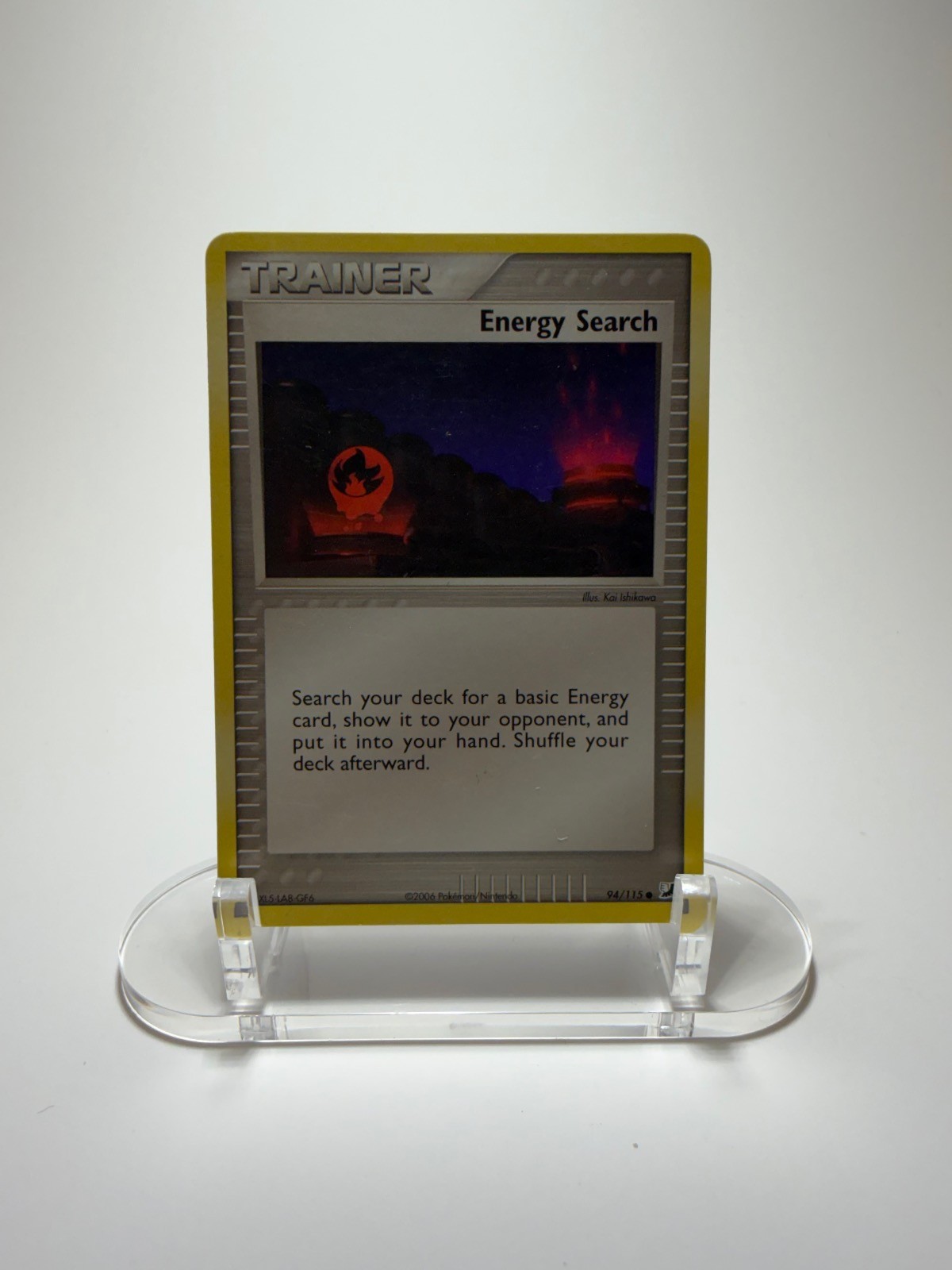 Energy Search 94/115 Common Unseen Forces Pokemon Moderately Played