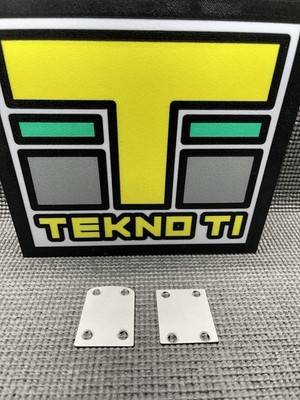 Mugen MBX8 1/8 Buggy Titanium Skid Plate Set Front And Rear