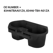 Black Console Center Cup Drink Holder 83446-TBA-A01ZA For 2016-2018 Honda Civic