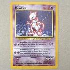 Pokémon Mewtwo 10/102 Base Set Unlimited Holo Rare 1999 60HP Ken Sugimori