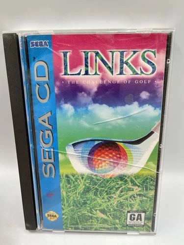 Links The Challenge Of Golf Sega CD Complete In Box With Manual