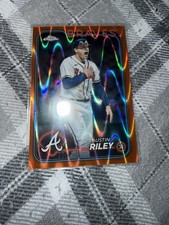 2024 Topps Chrome Austin Riley #84 Orange RayWave Refractor /25