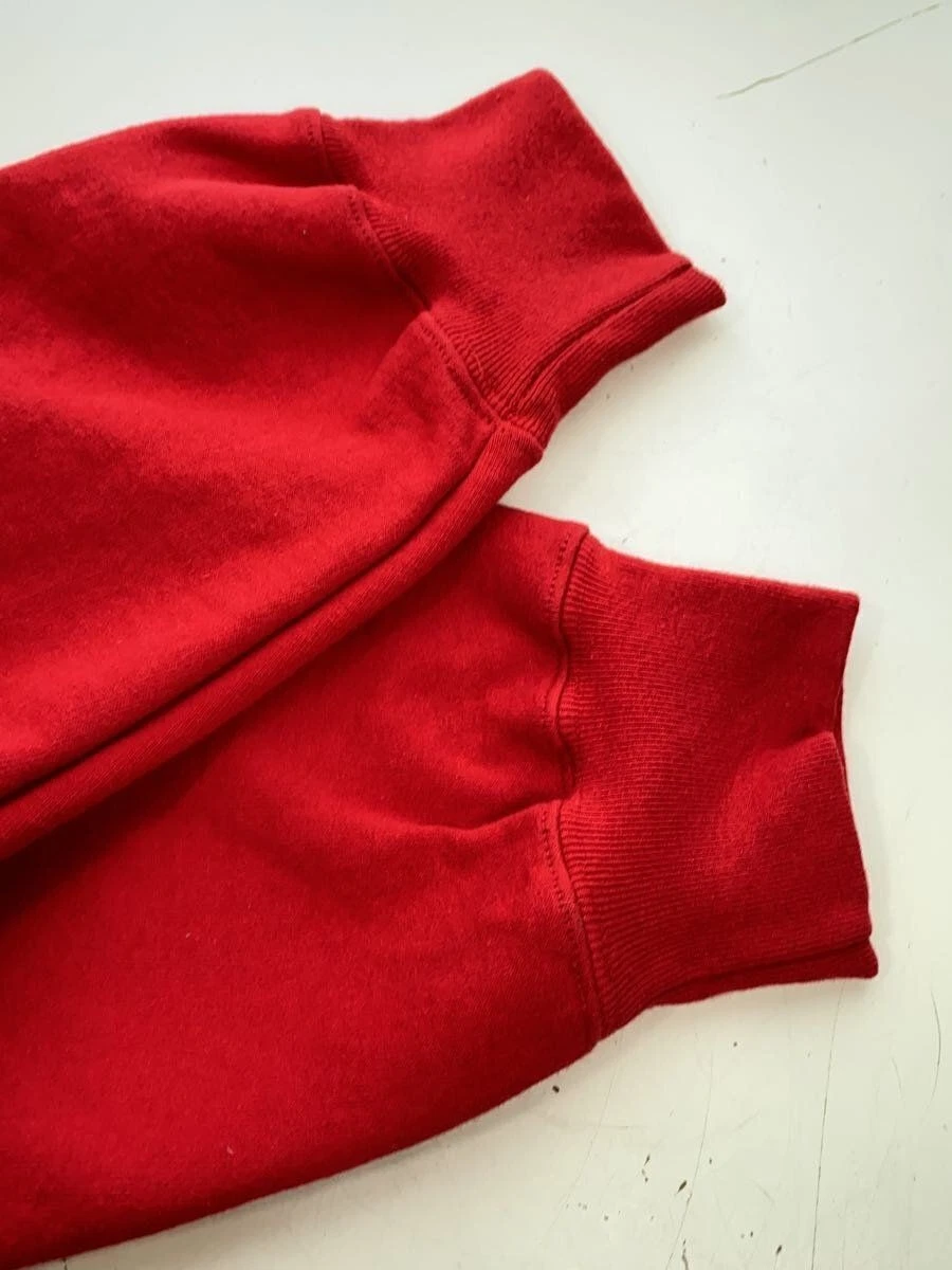 Felpa con cappuccio Supreme M cotone rossa usata