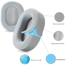 Cooling Ice-Gel Ear Pads Replacement For CORSAIR HS55 HS55 PRO HS65 Headset